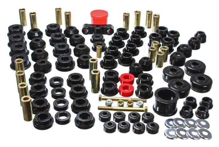 Energy Suspension - 1988-1991 Honda Civic/CRX  Energy Suspension Black Hyper-Flex Master Bushing Set