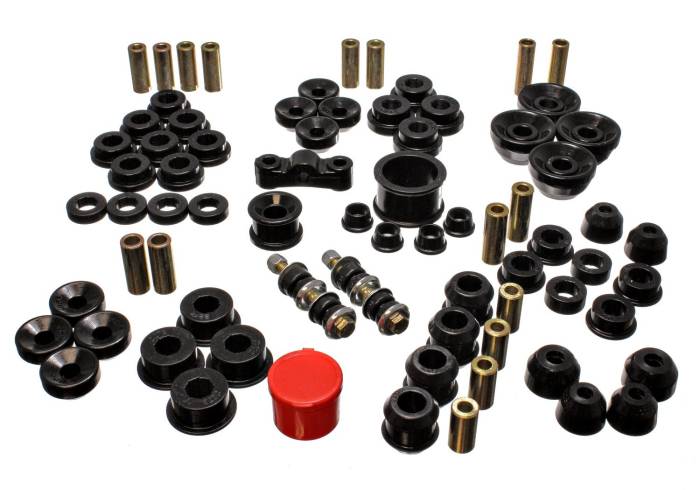Energy Suspension - 1990-1993 Acura Integra Energy Suspension Black Hyper-Flex Master Bushing Set