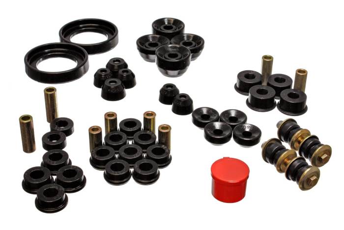 Energy Suspension - 1994-1997 Honda Accord/Odyssey Energy Suspension Black Hyper-Flex Master Bushing Set
