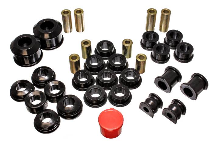 Energy Suspension - 2002-2005 Honda Civic Si Energy Suspension Black Hyper-Flex Master Bushing Set