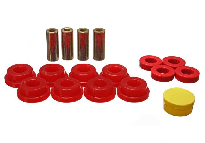Energy Suspension - 1990-2001 Acura Integra Energy Suspension Red Rear Control Arm Bushing Set