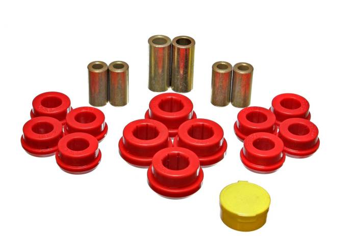 Energy Suspension - 1992-2001 Honda Prelude Energy Suspension Red Rear Control Arm Bushing Set