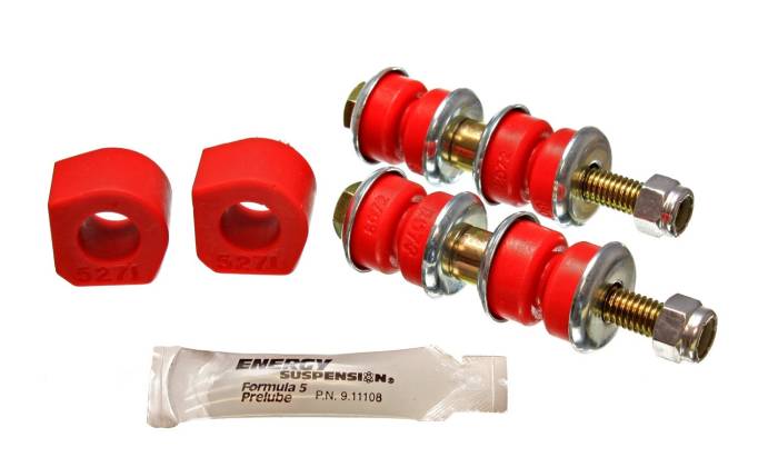 Energy Suspension - 1984-1987 Honda Civic/CRX Energy Suspension Red 16mm Front Sway Bar Bushings