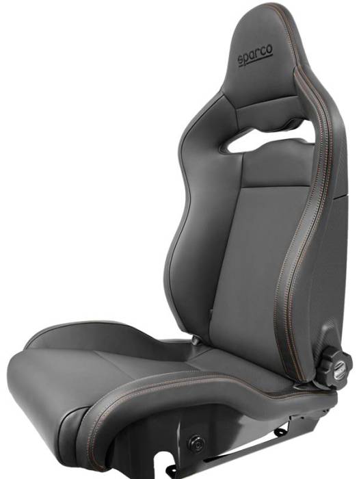 Sparco - Sparco Seat SPX Special Edition Black/Red w/ Gloss Carbon Shell - Left