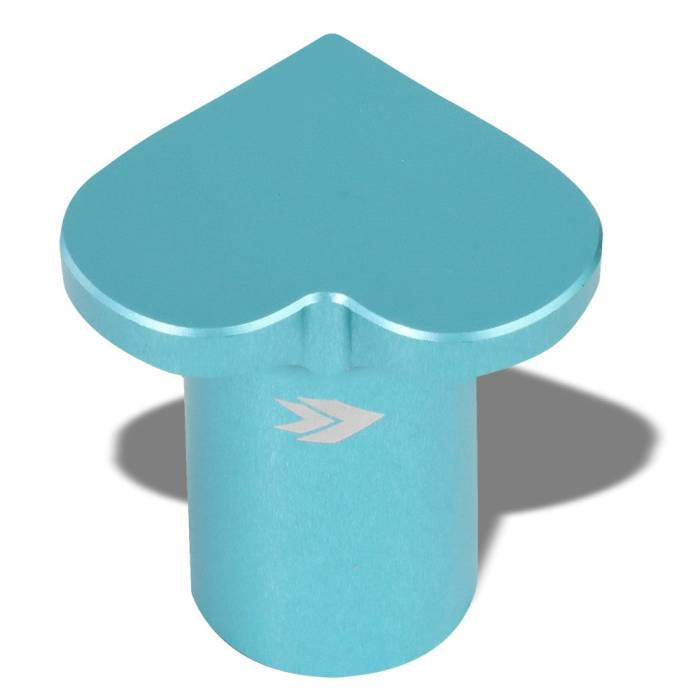 NRG Innovations - Nissan S13/S14/S15 NRG Heart Shape Drift Button - Minty Fresh