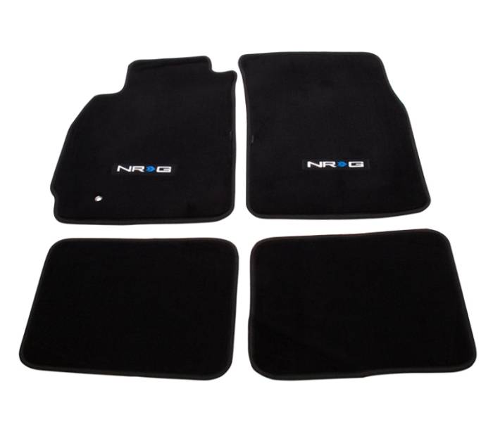 NRG Innovations - 2003-2005 Mitsubishi Evo 8 NRG Floor Mats (NRG Logo) - 4pc.