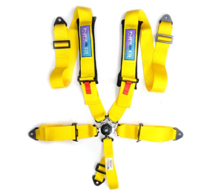 NRG Innovations - NRG 5pt 3inch Seat Belt Harness / Cam Lock - Yellow