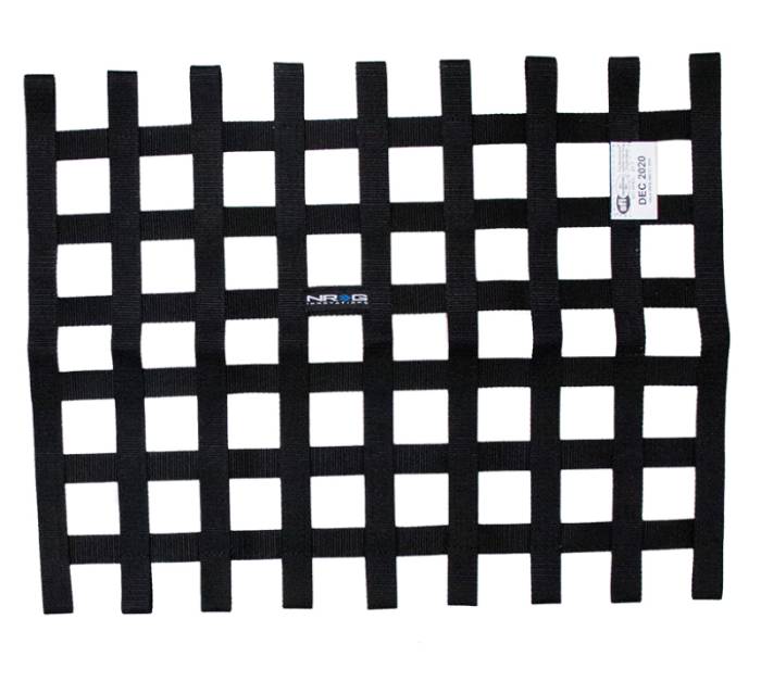 NRG Innovations - NRG SFI Spec Window Net - Black 18inch x 23inch