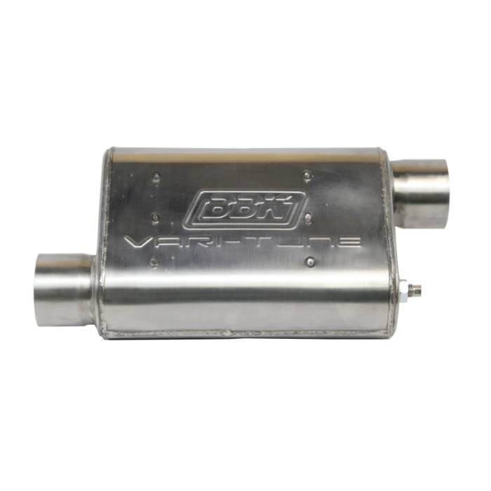 BBK - BBK VariTune Adjustable Performance Muffler 2-3/4 Offset/Offset Stainless Steel
