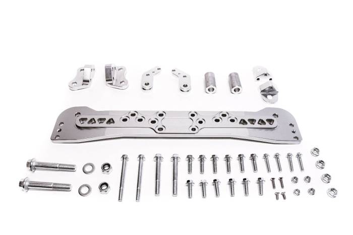 Private Label Mfg - Precision Works Honda Differential Brace AWD Bolt-On Kit V2 NO WELD - EK