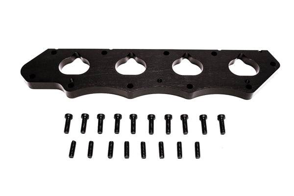 Private Label Mfg - Precision Works Intake Manifold Adapter K2H K-Series to H-Series (BLACK)