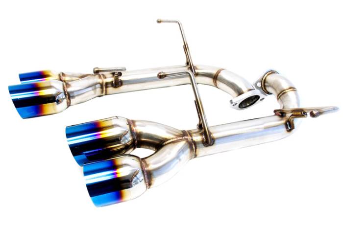 Private Label Mfg - 2015-2022 Subaru WRX & STI Private Label Mfg. Axle-Back Exhaust / Muffler Deletes (BLUE TIPS)
