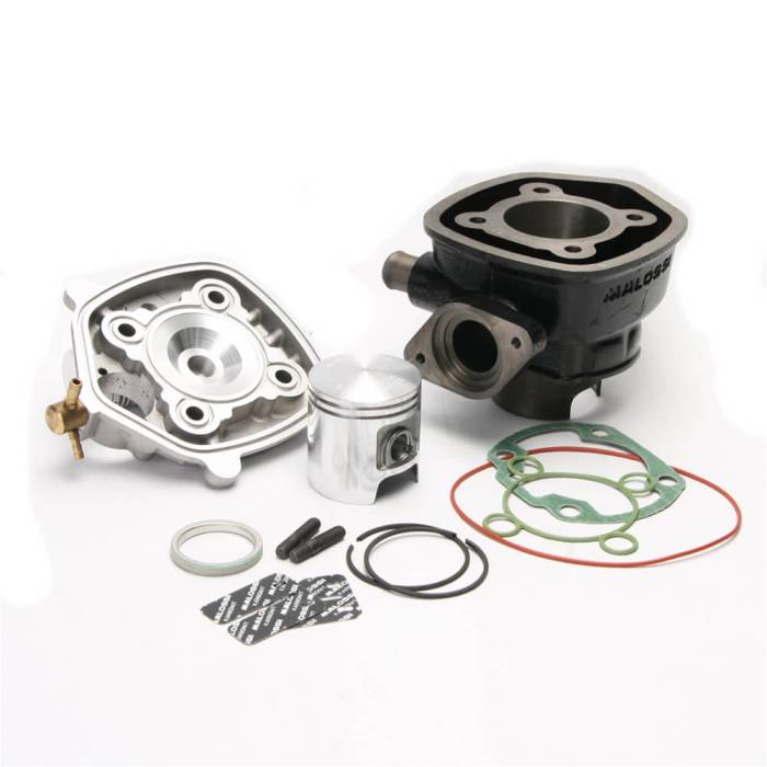 Malossi - Malossi, Cylinder Kit (12mm); Super 9, LC, Iron, 72cc