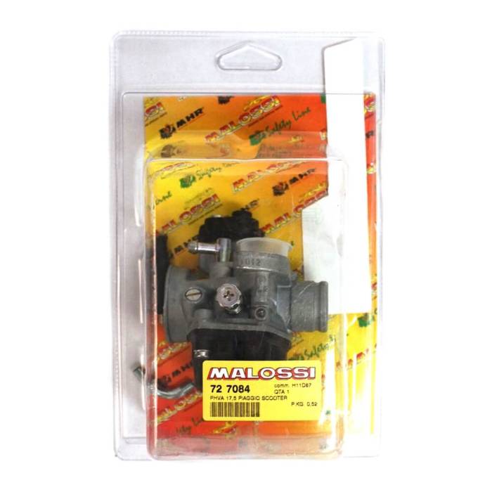 Malossi - Malossi, Carburetor (ET2 17.5mm Bolt-on); Piaggio