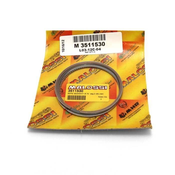 Malossi - Malossi, Piston Rings (70mm, Set of 2); Vespa ET4/LX150