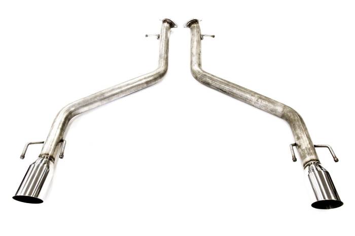 Private Label Mfg - 2021+ Lexus IS300 Private Label Mfg. Axle-Back Exhaust (POLISHED TIPS)