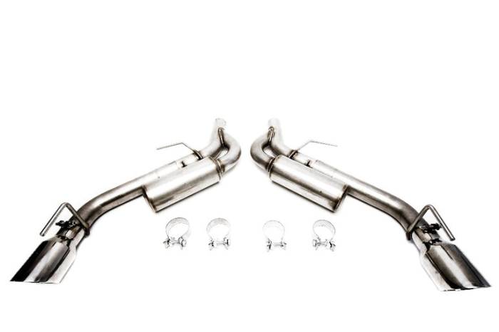 Private Label Mfg - 2016-2022 Chevy Camaro with 2.0L & 3.6L engines Private Label Mfg. Axle-Back Exhaust - (RESONATED) For Non-NPP models