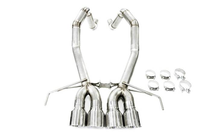 Private Label Mfg - 2015-2019 Chevy Corvette Z06 ZR1 C7 Private Label Mfg. Axle-Back Exhaust