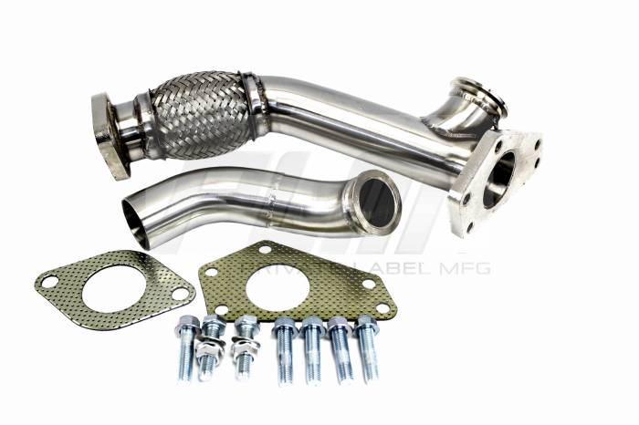 Private Label Mfg - Private Label Mfg. Subaru Up Pipe EWG 38 mm (External Wastegate) with Dump Tube