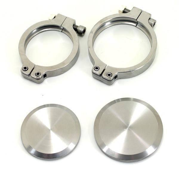 Private Label Mfg - Private Label Mfg. Block Off Flange & Clamp For Tial 38mm MVS Wastegate EWG