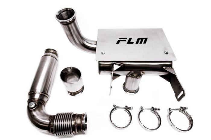 Private Label Mfg - Private Label Mfg. Can-Am Maverick X3 Turbo Full Back Exhaust 3"