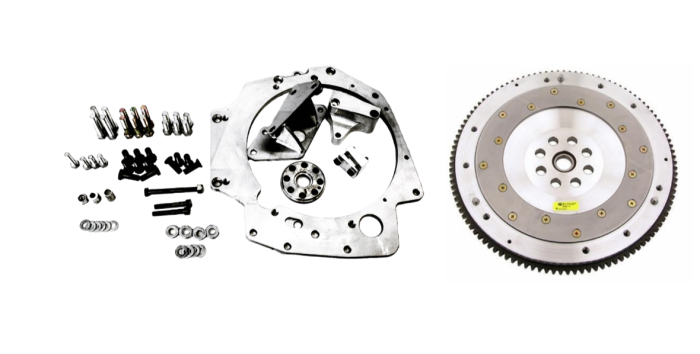Private Label Mfg - 1992-1995 Honda Civic EG/1994-2001 Acura Integra DC2 Private Label Mfg. H2B Swap Kit & Clutch Masters Flywheel