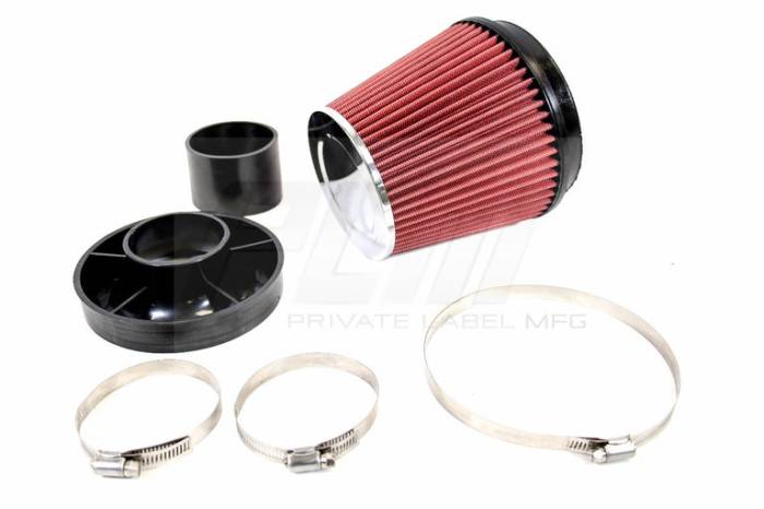Private Label Mfg - Private Label Mfg. Filter Kit with Velocity Stack (Filter 152mm, hose 76mm) - 3"