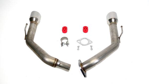 Private Label Mfg - 2023+ Acura Integra Private Label Mfg. Axle-back Exhaust Muffler Delete - Polished Tips