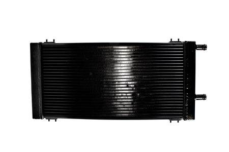 Private Label Mfg - Private Label Mfg. Power Driven Heat Exchanger 22" x 10.5" x 1.75" Universal - Black