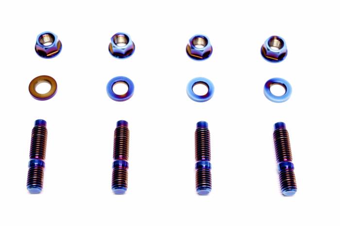 Private Label Mfg - Private Label Mfg. Titanium Turbo to Manifold Stud Kit M10 x 1.5mm