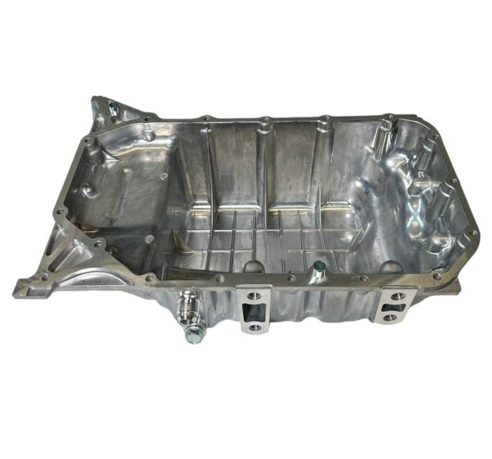 Private Label Mfg - Private Label Mfg. Oil Pan with 10AN Oil Return Drain Fitting - Honda K20Z3 Civic Si FG