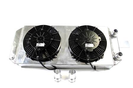 Private Label Mfg - Private Label Mfg. Power Driven Tucked Radiator with 2 fans- Honda Acura