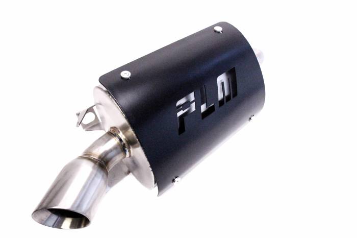 Private Label Mfg - Private Label Mfg. Polaris RZR Pro XP Bolt-On Exhaust - Black Heat Shield