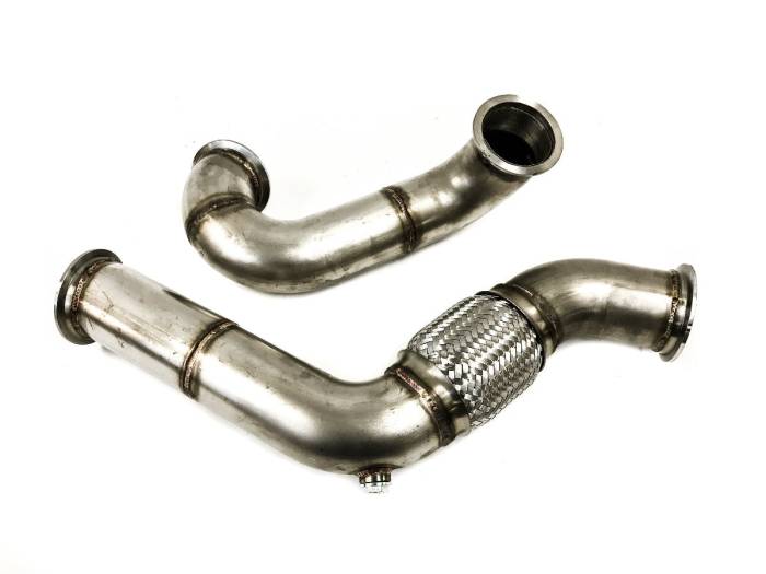 Private Label Mfg - 2000-2009 Honda S2000 AP1 AP2 Private Label Mfg. Power Driven F20C F22C Downpipe Set