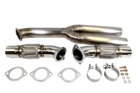 Private Label Mfg - PLM 2009-2020 Nissan GT-R R35 GTR Power Driven Titanium Y-Pipe Nissan GT-R R35 GTR