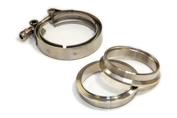 Private Label Mfg - Private Label Mfg. V-Band Flanges + Clamp 4.0" inch