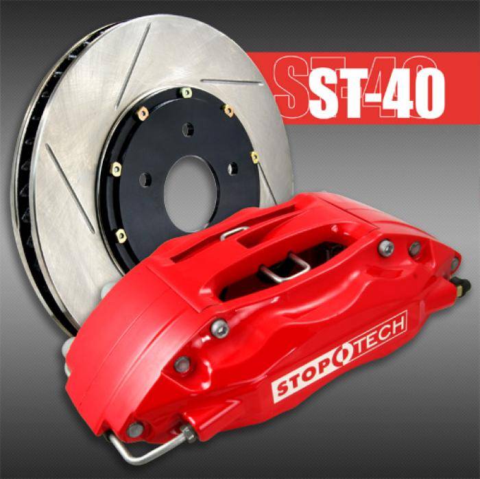 StopTech - 2009 Acura TSX StopTech ST40 Big Brake Kit (Front)