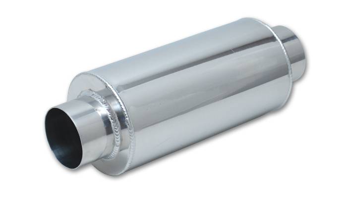 Vibrant - Vibrant Aluminum Race Muffler, 3" inlet/outle x 14" long
