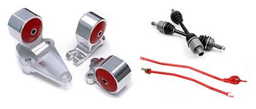 Innovative Mounts - 1988-1991 Honda Civic and CRX Innovative Billet Conversion Package (B-Series/Cable)