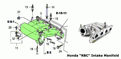 2006-2011 Honda Civic Si OEM "RBC" Intake Manifold