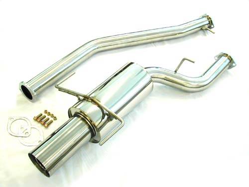 Megan Racing - 1995-1998 Nissan 240SX Megan Racing Turbo Type Cat-Back System (Short Tip)