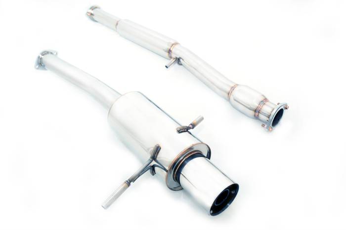 Megan Racing - 2002-2007 Subaru WRX Megan Racing Turbo Type Cat-Back System (Short Tip)