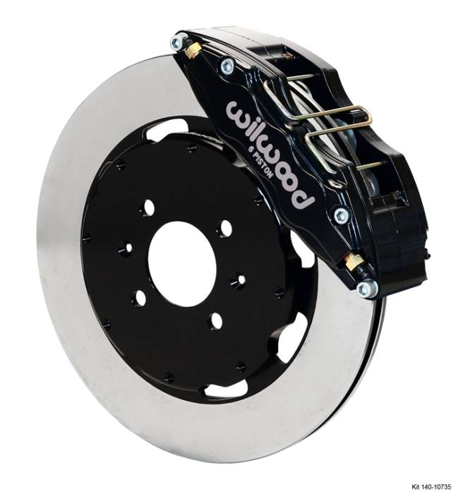Wilwood - 1992-1995 Honda Civic Wilwood Dynapro 6 Front Big Brake Kit (Black)