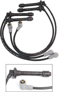MSD - 1992-1995 Honda Civic 1.6L MSD Super Conductor Spark Plug Wire Set (Black)