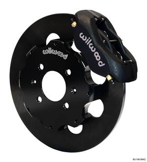 Wilwood - 2001-2005 Honda Civic Wilwood Forged Dynalite Front Drag Brake Kit (Black)