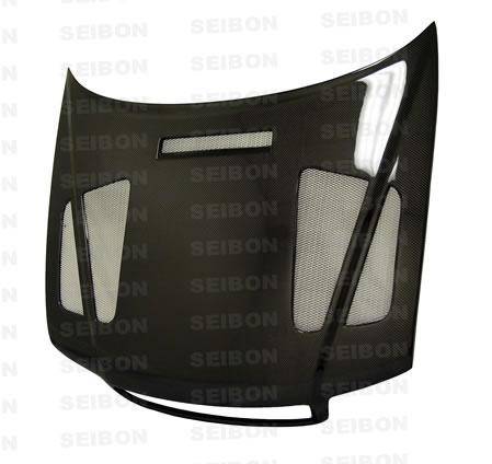 Seibon - 1996-2001 Audi A4 Seibon Carbon Fiber Hood - ER Style