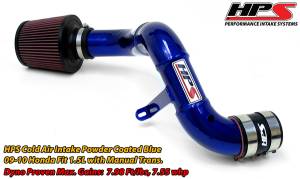 2009-2014 Honda Fit HPS Cold Air Intake Kit Powder Coated Blue