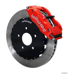 2008+ Infiniti G37 Wilwood Superlite 6R Front Big Brake Kit, 13" (Red/Slotted)