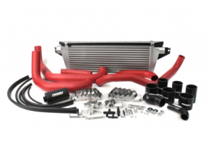 2011-2014 Subaru STI Perrin Boost Tube Box ONLY - Red Tubes/Black Couplers (No Intercooler)