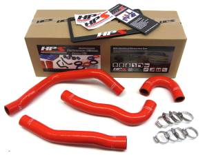 2008+ Mitsubishi Evolution X HPS Silicone Radiator Hoses Kit (Red)